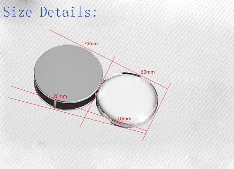 BXT Mini Pocket Magnifier 20X Foldable Handheld Jewelry Loupe with Metal Protective Case Reading Magnifying Glasses for Small Prints,Coins,Science,Low Vision,Gift for Seniors and Kids - Image 2
